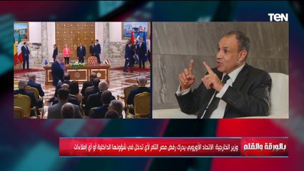 د.بدر عبد العاطي : البداية في علاقة مصر بالاتحاد الأوروبي أرساها الرئيس السيسي وهي الاحترام المتبادل