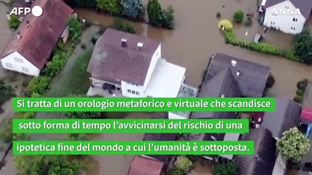 Da 90 a 89 secondi, l'Orologio dell'apocalisse avanza ancora