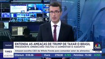 Ameaças de Trump em taxar produtos brasileiros vão se concretizar? Diretor do IBPT comenta