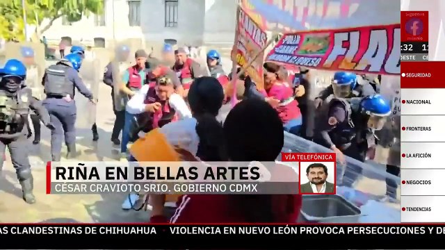 No quieren entender que hay normas : Gobierno de la CdMx retira a comerciantes de Bellas Artes