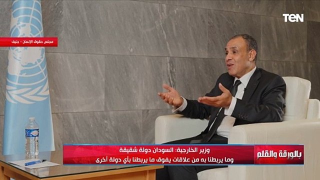 د. بدر عبد العاطي: نشعر بألم شديد بسبب ما يحدث في السودان والدولة المصرية تنحاز دائما للدولة الوطنية