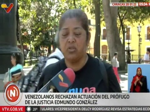 Caraqueños rechazan visita de Edmundo González por Latinoamérica al actuar como Guaidó