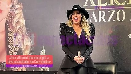 Desmiente Alicia Villarreal reconciliación con Cruz Martínez
