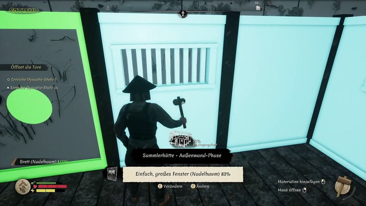 Neubau im Winter. | Sengoku Dynasty | Ep. 51