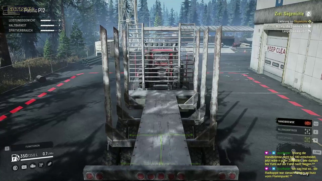 Ziel: Sägewerk (die letzte Ladung mittlere Baumstämme) | SnowRunner | Ep. 16