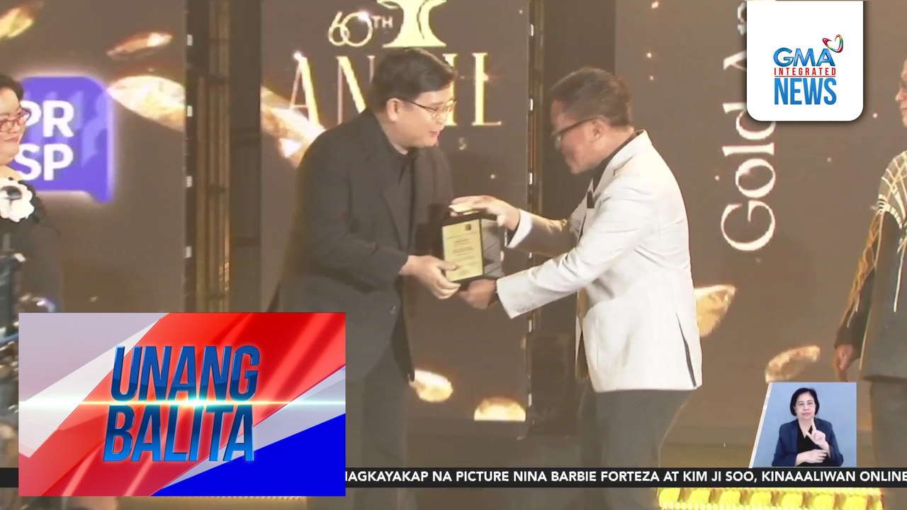 Panata Kontra-Fake News campaign ng GMA Integrated News, ginawaran ng parangal sa 60th Anvil Awards | Unang Balita