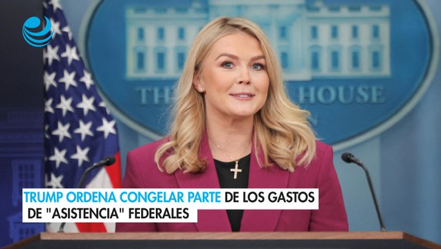 Trump ordena congelar parte de los gastos de asistencia federales