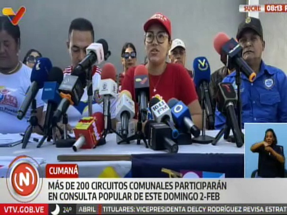 Sucre | Más de 200 circuitos comunales organizados para participar en la próxima consulta popular