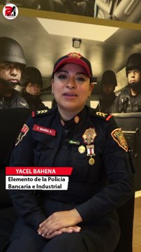 Yacel Bahena, policía de la PBI, salva a bebé en el Metro CDMX