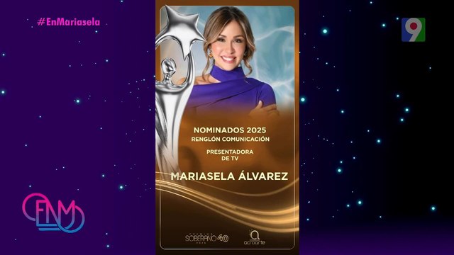 Mariasela Álvarez celebra nominación en Premios Soberano | ENM