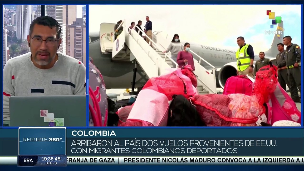 Arribó a Colombia el primer vuelo de colombianos deportados de territorio estadounidense