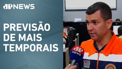 Defesa Civil prorroga alerta de chuvas e gabinete de crise em São Paulo