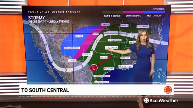 Midweek storms to bring severe threat to the Gulf Coast