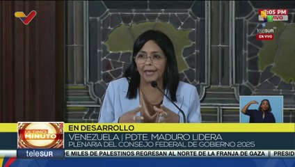 Vpdta. Rodríguez destacó el avance en estrategias para el desarrollo de Venezuela
