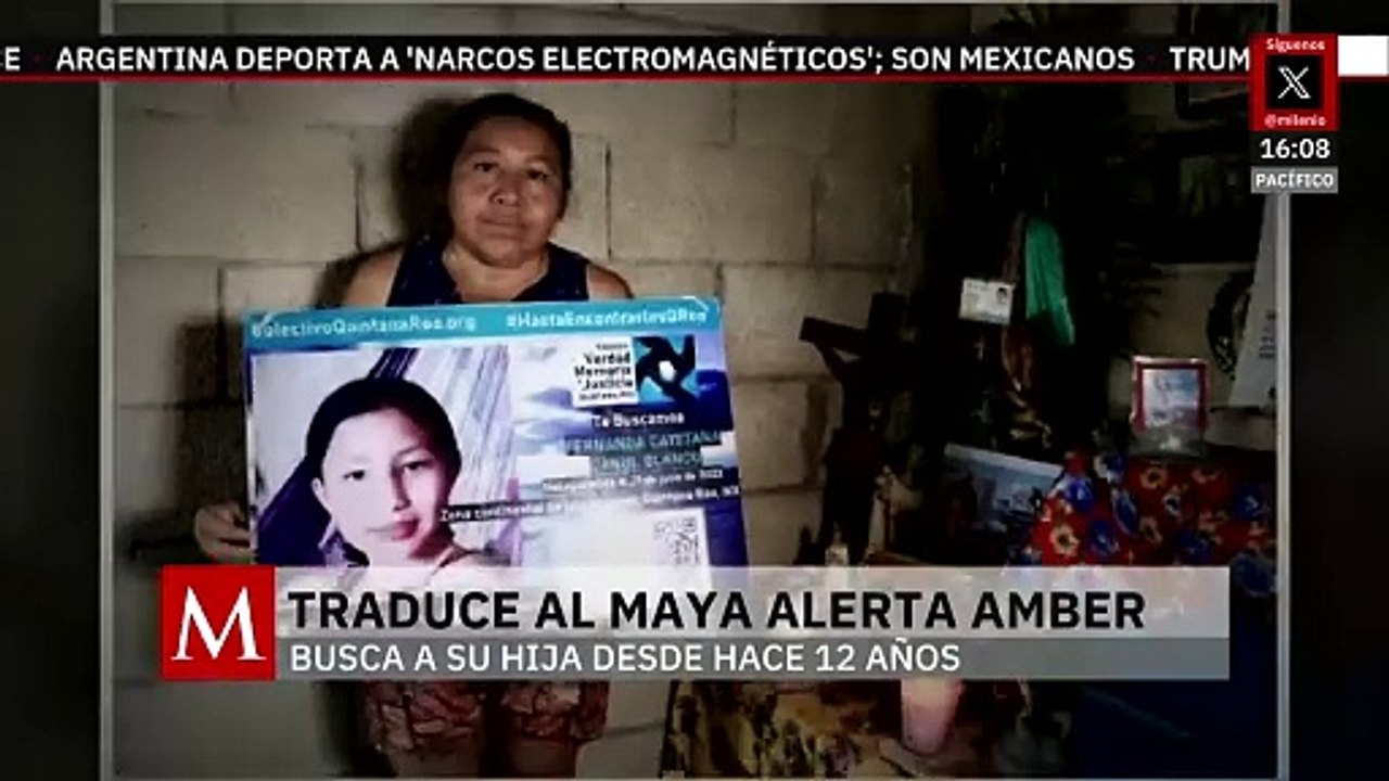 En Quintana Roo, madre buscadora traduce alerta Amber a lengua maya