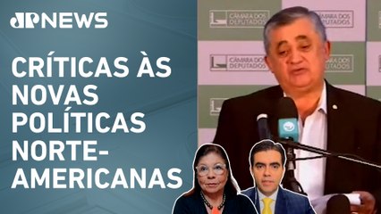 Deputado José Guimarães diz que Trump isolará os Estados Unidos; Dora Kramer e Vilela avaliam