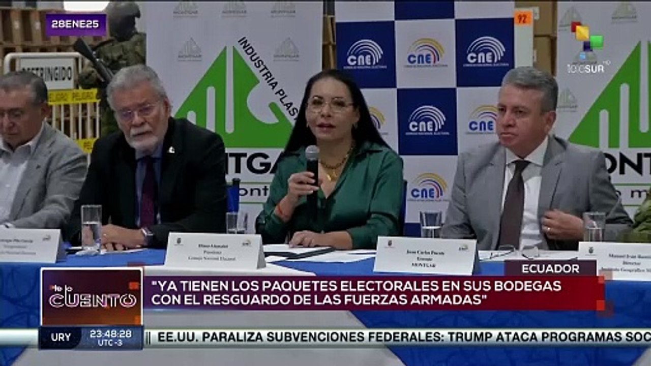 Avanza el proceso electoral en Ecuador