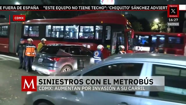 En CdMx, aumentan los siniestros viales con el Metrobús por la invasión del carril confinado