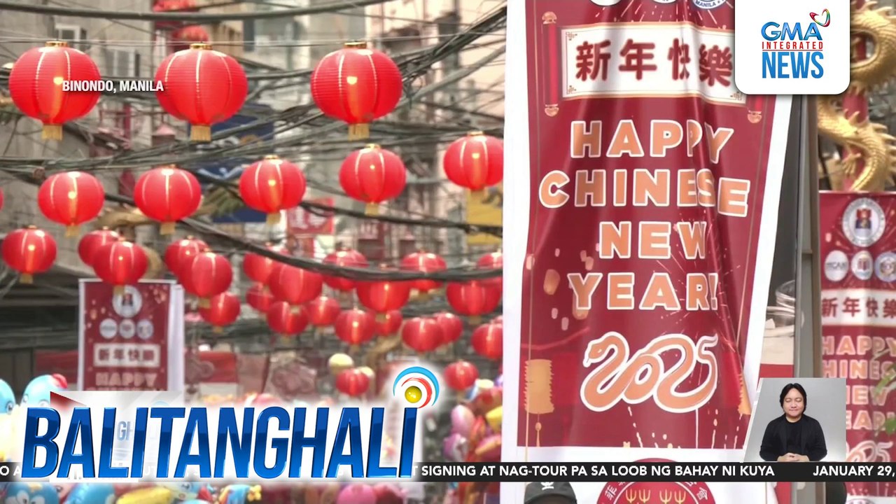 Iba't ibang aktibidad ngayong Chinese New Year, tampok sa Binondo | Balitanghali