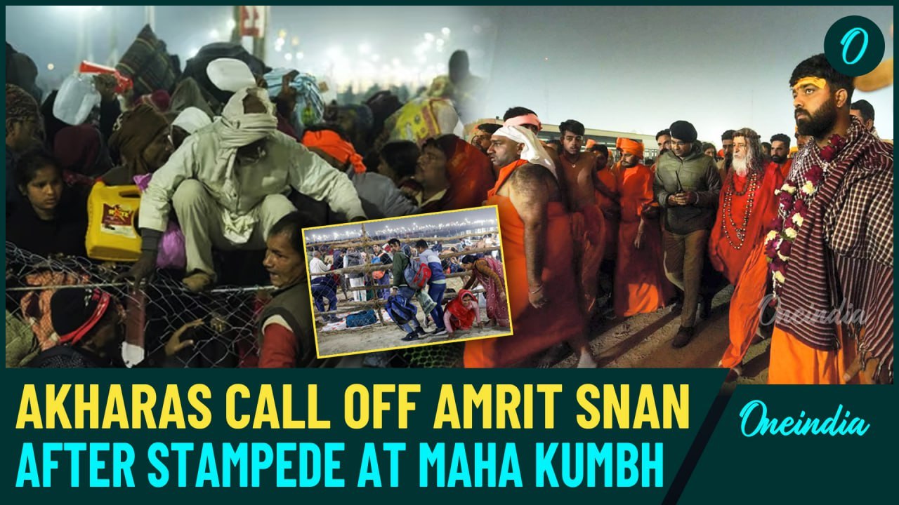 Maha Kumbh 2025: All Akharas Cancel Amrit Snan on Mauni Amavasya After Deadly Stampede at Sangam