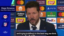 Simeone previews 'very important' UCL clash at Salzburg