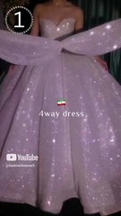 4 Way Dress _ party dress #shorts #shortvideo #trendingfashion #viral #dress