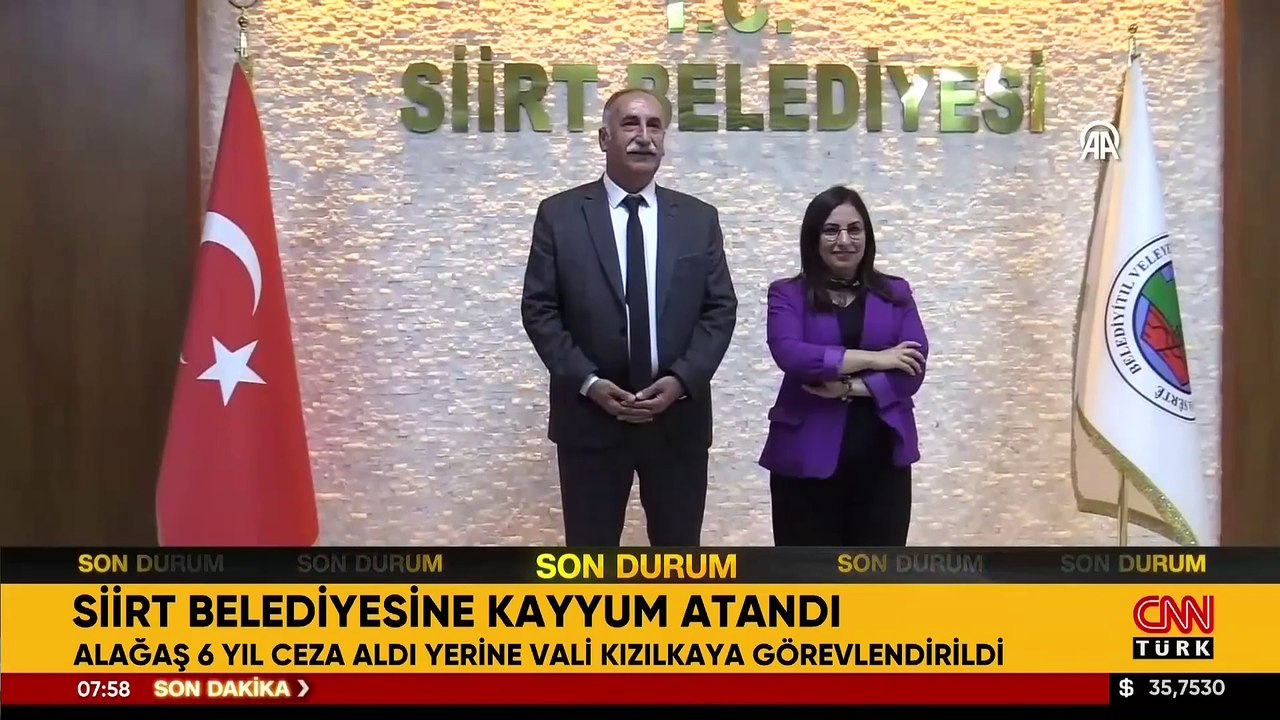 SON DAKİKA HABERİ... Siirt Belediyesi'ne kayyum: Vali Kemal Kızılkaya görevlendirildi