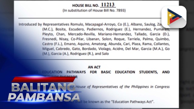 Private Basic Education Vouchers Assistance Bill, lusot na sa huling pagbasa ng Kamara; Education Pathways Bill, pasado na rin