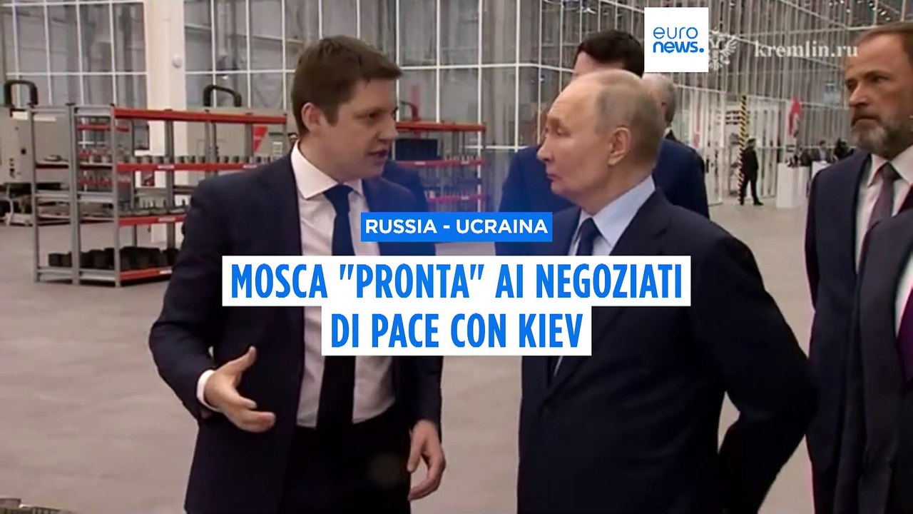 Russia: Vladimir Putin "pronto a negoziare" con l'Ucraina, ma accusa Kiev di non essere collaborativa