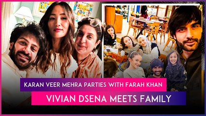 'BB 18' Winner Karan Veer Mehra Parties With Farah Khan; Vivian Dsena Is 'Finally Home' & More  