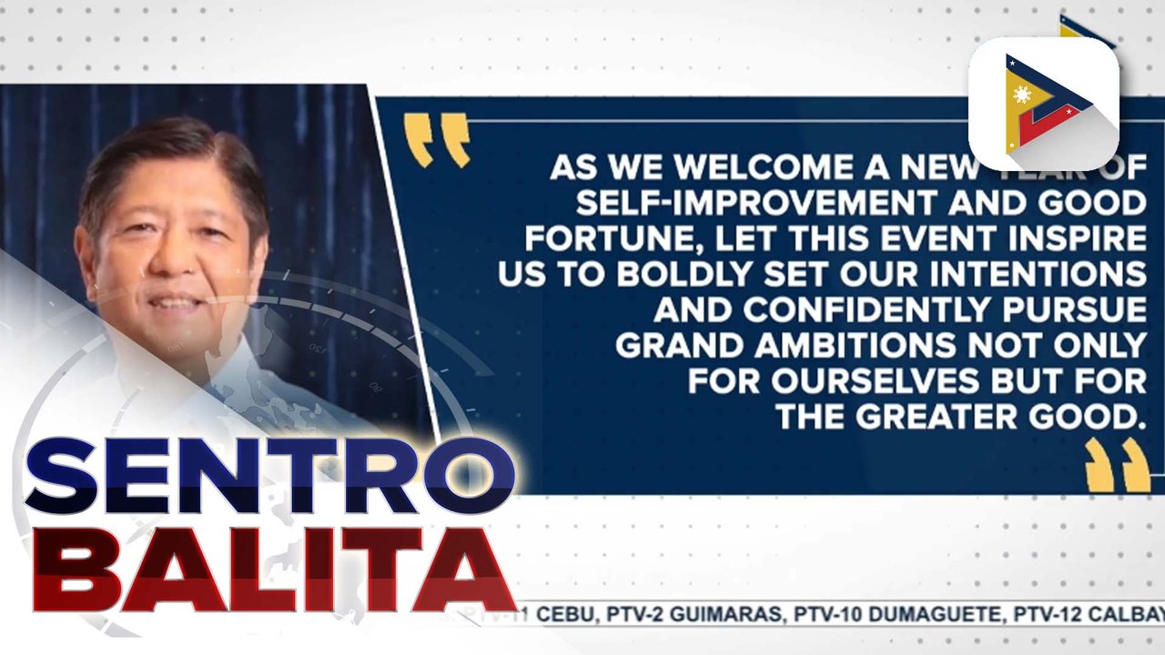 PBBM, nagpaabot ng pagbati at pakikiisa sa pagdiriwang ng Chinese New Year