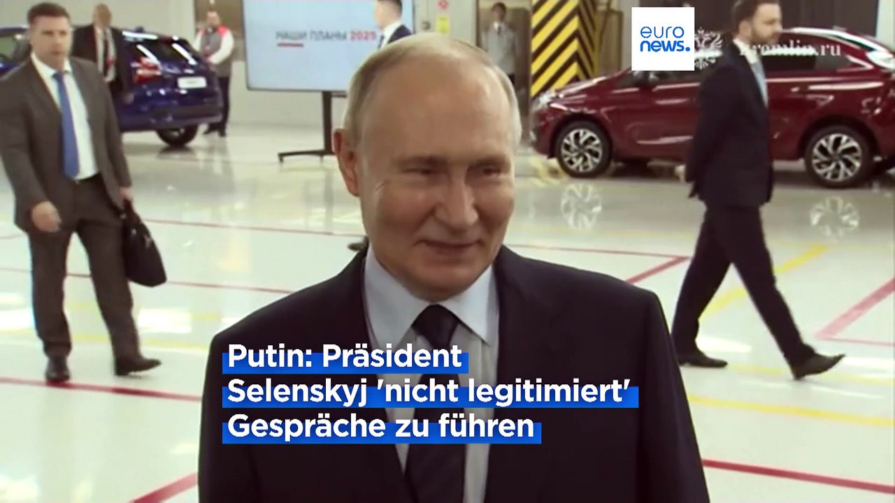 Putin: Russland offen für Verhandlungen mit der Ukraine