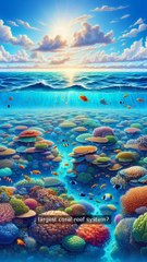 Which country is home to the largest coral reef