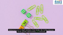 Binder Clip Market Growth Accelerates with Rising Demand for Paper Management Solutions and Sustainability