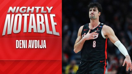 Nightly Notable: Deni Avdija | Jan. 28