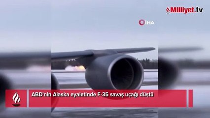ABD'nin Alaska eyaletinde F-35 savaş uçağı düştü