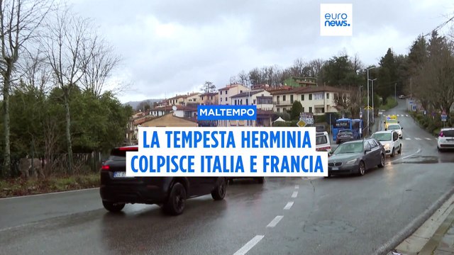 La tempesta Herminia attraversa Italia e Francia con venti forti e piogge abbondanti