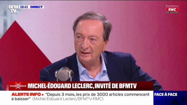 Tout le monde pourrait donner plus de salaire s'il y avait moins de cotisations et moins de charges , déclare Michel-Édouard Leclerc, président du comité stratégique des magasins E.Leclerc