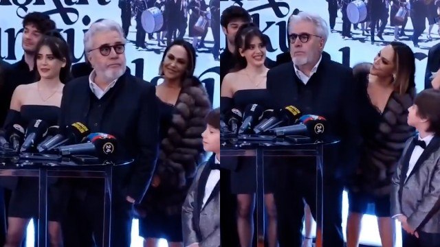 Hülya Avşar'ın Uğur Yücel'in arkasından yaptığı hareketler gündem oldu