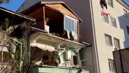 Ankara'da doğal gaz patlaması: 1 kişi hastanelik oldu