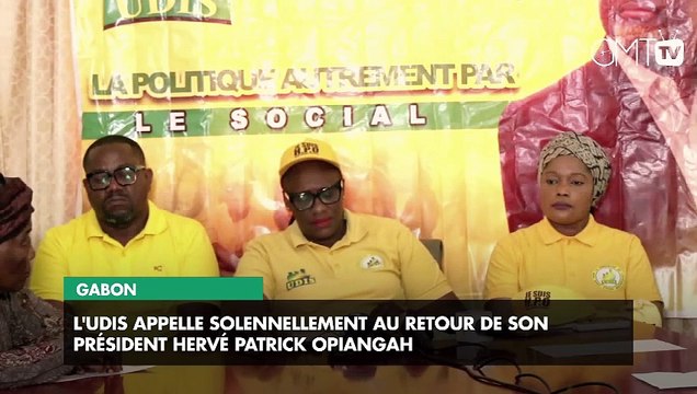 [#Reportage] Gabon : l'UDIS appelle solennellement au retour de son président Hervé Patrick Opiangah