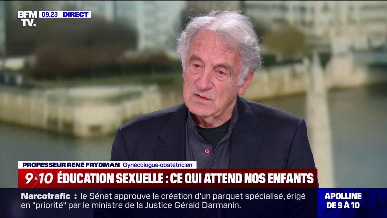 Éducation sexuelle à l'école: "Il faut le faire. En tant que gynécologue, j'ai été confronté à des conséquences d'une absence de formation à l'éducation sexuelle sur plein de plans", explique René Frydman, gynécologue-obstétricien