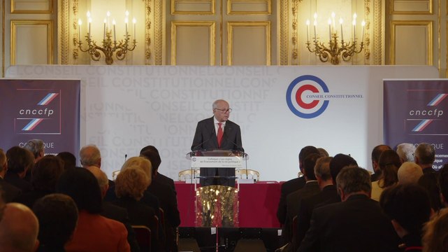 Colloque ‘Les règles de financement de la vie politique Où en sommes-nous ? Où allons-nous ?’