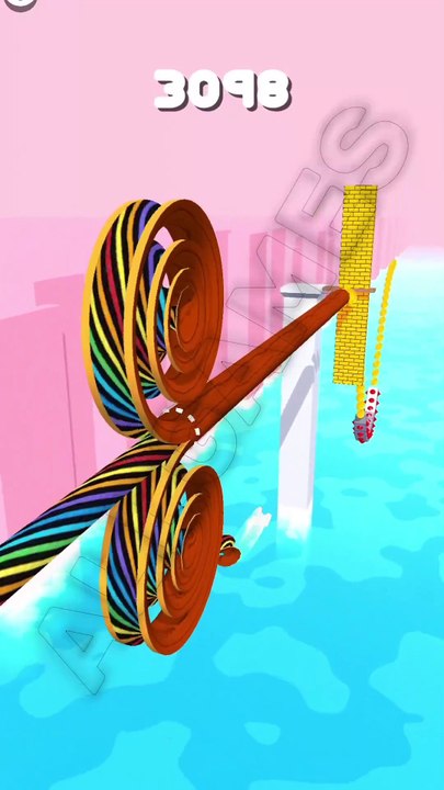 Spiral Rider LVL 38 Gameplay FUN GAME #shorts #SpiralRider #fungames #viralvideo