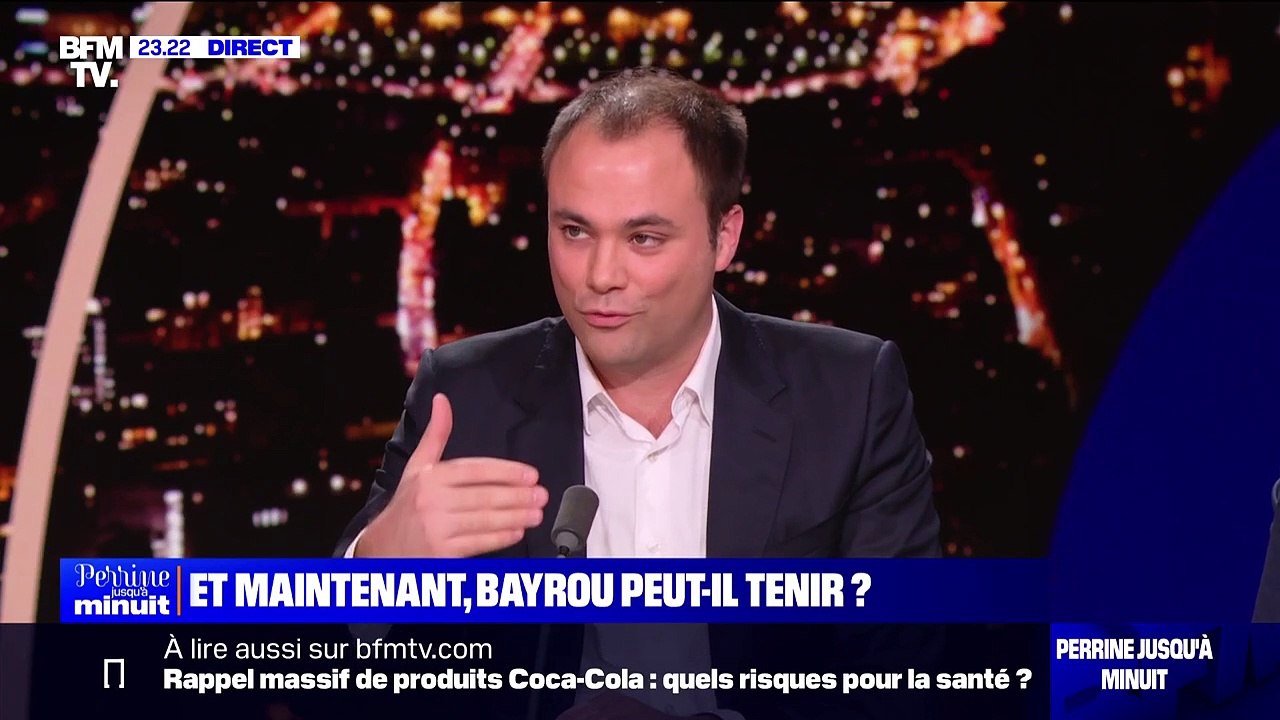 Extrait de l'émission "Perrine jusqu'à minuit" ce mardi 28 janvier sur BFM TV