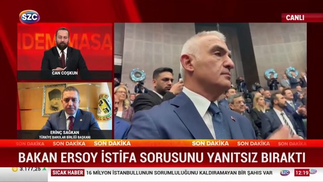 Bakan Ersoy istifa sorusunu yanıtsız bıraktı