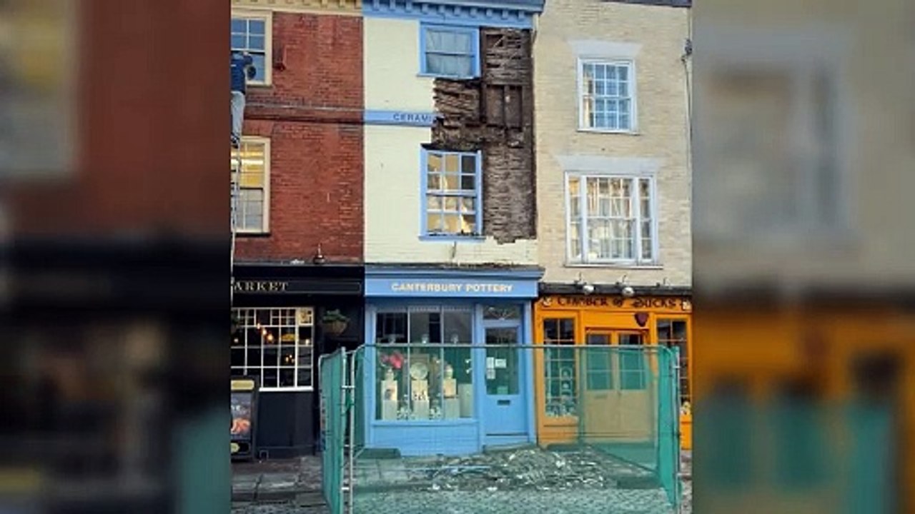 Canterbury Pottery in Burgate partially collapses
