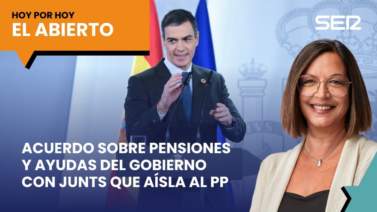 Acuerdo sobre pensiones y ayudas del Gobierno con Junts que aísla al PP | #ElAbierto (29/01/2025)