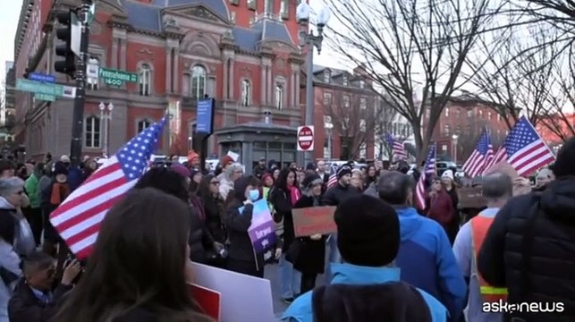 Washington, proteste davanti alla Casa Bianca, Trump non ? immune