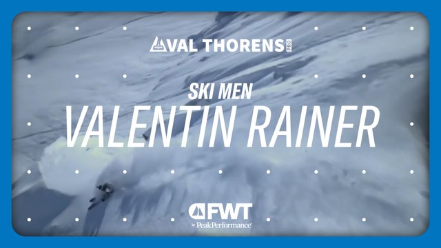 Valentin Rainer Second Place Ski Men Run I 2025 Val Thorens Pro